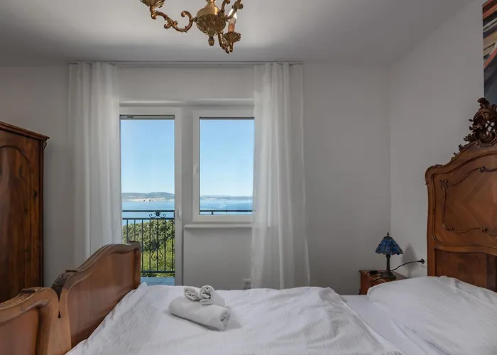 Hidden Pool House With Sea View - Happy Apartamento Klenovica